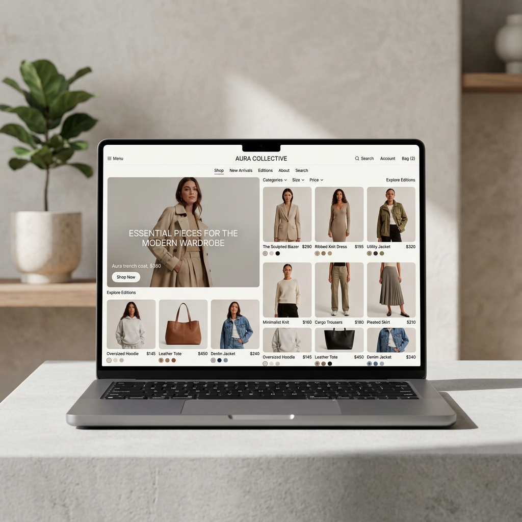 Fashion E-Commerce Platform Dashboard Preview